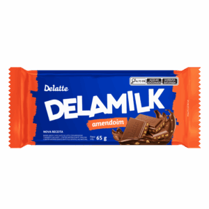 Chocolate Delamilk Max Amendoim 65g