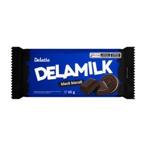 Chocolate Delamilk Black Biscuit 65g